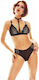 Euphoria Sexy Lingerie Set with Lace Black