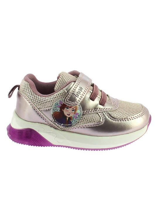 Disney Kids Sneakers with Lights Silver