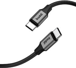 Buddi USB 2.0 USB-C Male - USB-C 60W 0.3m (122492) Buddi USB 2.0 USB-C Male - USB-C 60W 0.3m (122492)