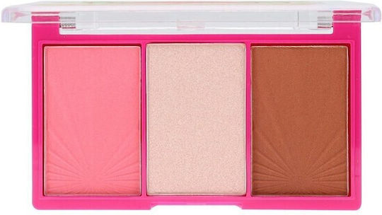 Sunkissed Hello Doll Face Trio Blusher Palette