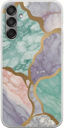 Marble Collection Pastel Samsung Galaxy M55 5G Flexible TPU Transparent Silicone