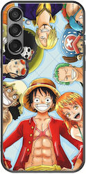 One Piece Samsung Galaxy M55 5G Schwarzes TPU-Silikon