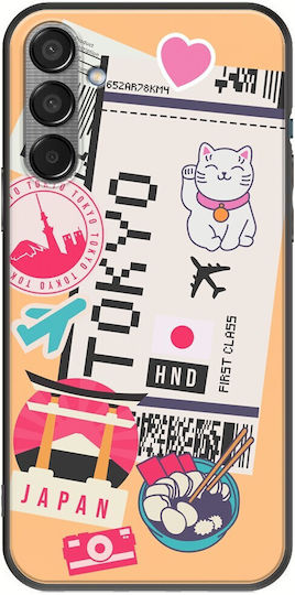 Ticket To Tokyo Samsung Galaxy M55 5g Black Tpu Μαύρη Σιλικόνη