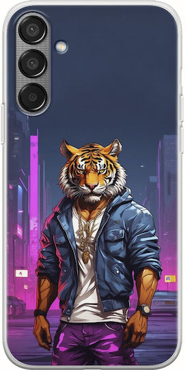 Street Animals Tiger Samsung Galaxy M55 5g Flexible Tpu Διάφανη Σιλικόνη