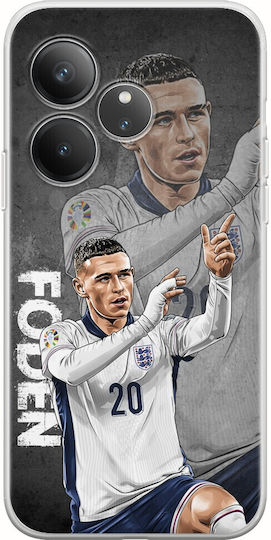 Euro 2024 Phil Foden Realme GT 6 5G Silicon Transparent TPU Flexibil