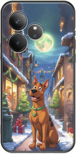 Desene animate de Crăciun Scooby Doo Realme GT 6 5G TPU negru Silicon negru