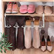 Uncle George Aufhängbare Schuhaufbewahrungshülle in Weiß 46x20x16cm