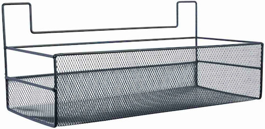 Uncle George An der Wand montiert Badezimmerregal Metallisch 36x15.5x15cm Schwarz