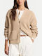 Дамска жилетка Beige/khaki