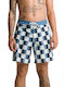 Daily Check Boardshort Ανδρικό Μαγιό Σορτς Blue