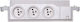 Cable Grommet Triple Power Socket Volta Vz00upf