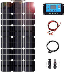 Panou Solar Design Flexibil Celule Monocristaline 100W Kit