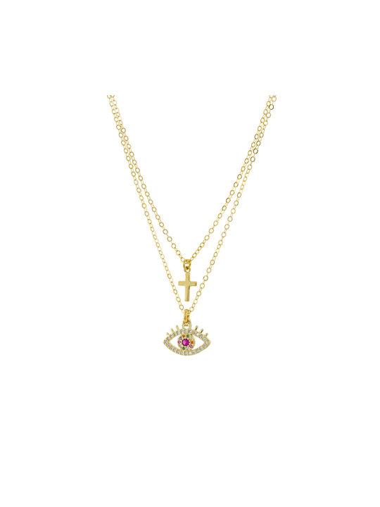 Loisir Necklace Double Eye