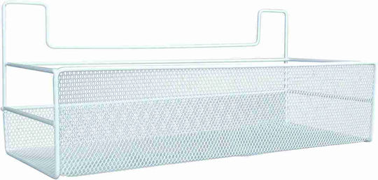Uncle George Wall Metal Shelf 15cm White