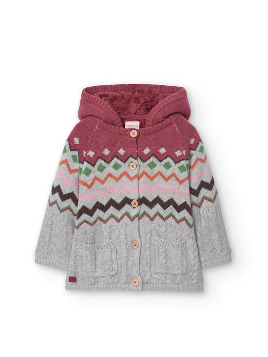 Boboli Kinder-Strickjacke grau