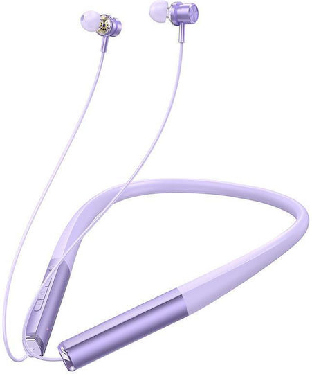 Hoco ES71 In-ear Bluetooth Handsfree Ακουστικά Μωβ