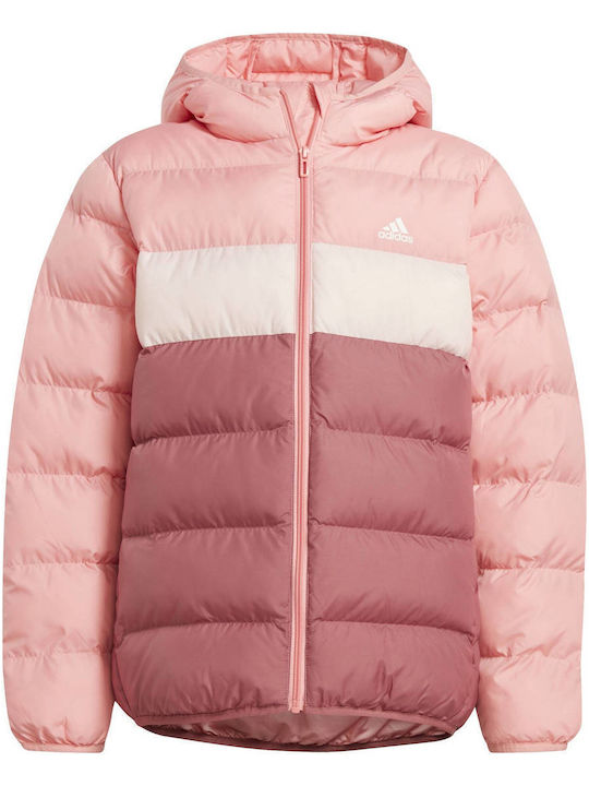 adidas Παιδικό Αθλητικό Μπουφάν με Κουκούλα Pin...