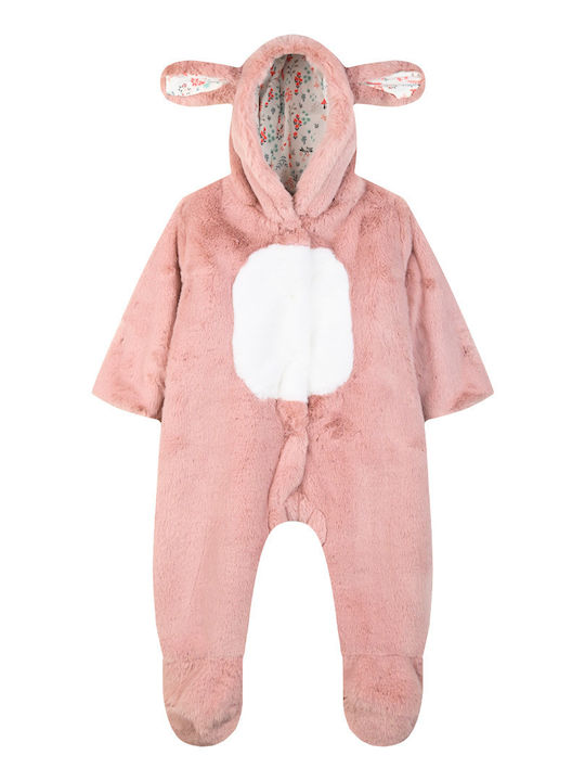 Energiers Baby Bodysuit for Outing Dusty Pink