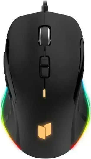 Indena G-536-E RGB Gaming Ποντίκι 6400 DPI Μαύρο