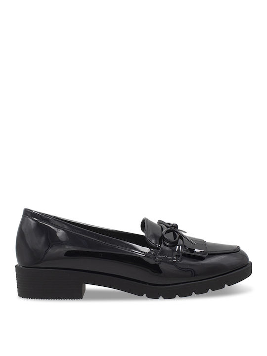 Tsouderos Shoes Damen Loafers in Schwarz Farbe