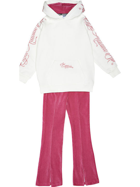 Kids' Set with Pants Winter 2pcs White