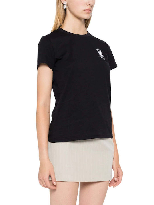 Pinko Bussolotto Damen T-shirt Schwarz