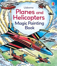 Planes Helicopters Magic Painting Book Usborne Publishing Ltd Paperback Softback