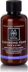Apivita Olive, Lavender & Propolis Cleansing Foam for Face & Eyes
