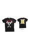 Bluse von Pegasus Company Print Pearl Jam Stickman