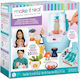 Make It Real Children's Craft Real Mini Pottery Studio for Children 8+ years old Years 4pcs