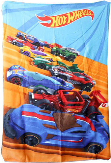 Hot Wheels Pătură Fleece orange 100x140cm