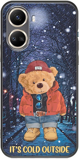 Xmas Bear Its Cold Outside Huawei Nova 10 Se Black Tpu Μαύρη Σιλικόνη