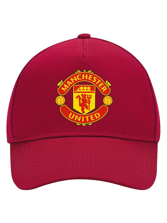 Manchester United F.C Adult Ultimate Red 100% Cotton Drill Cap Unisex One Size