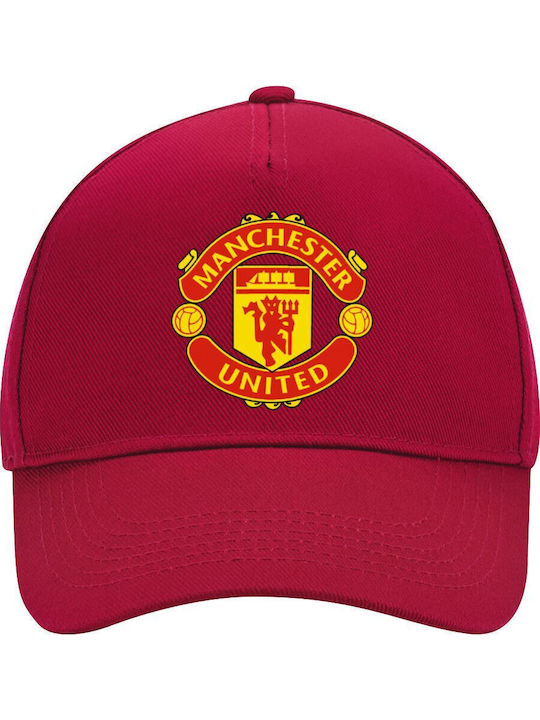 Manchester United F.C Adult Ultimate Red 100% Cotton Drill Cap Unisex One Size