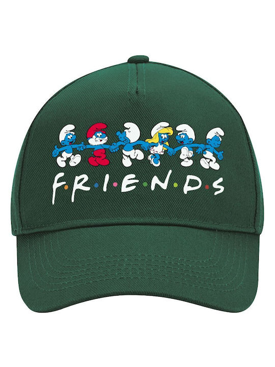 Friends Smurfs Adult Hat Ultimate Green 100% Cotton Drill Adult Unisex One Size