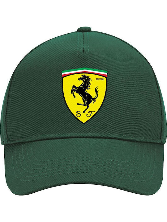 Ferrari Adult Cap Ultimate Green 100% Cotton Dr...