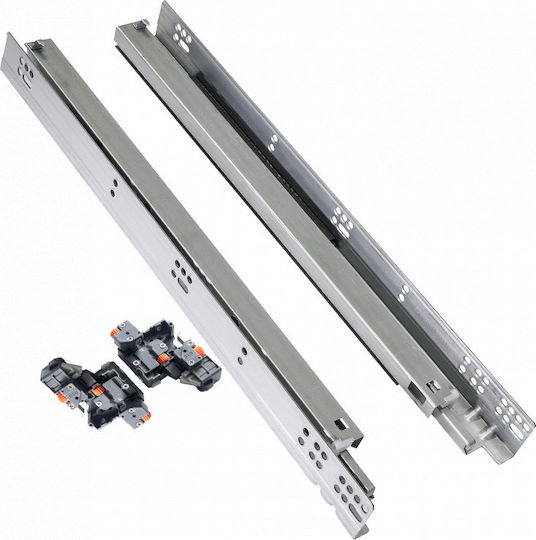 Dtc Concealed Drawer Runners Full Extension Brake Clip 3D Pair 550mm