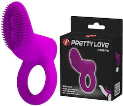 Pretty Love Cobra Vibrating Cock Ring Cock Silicon Violet