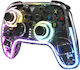Dragonshock Orion Glow RGB Wireless Gamepad pentru Switch Transparent