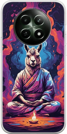 Meditation Tiere Lama Realme 12 5G Flexibles TPU Transparentes Silikon