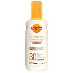 Carroten Magic Tan & Protect Suncare Αντηλιακό για το Σώμα SPF30 σε Spray 200ml