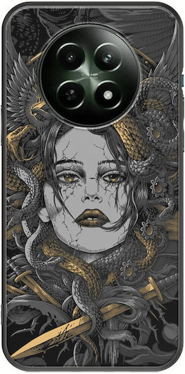 Medussa Realme 12x 5g Black Tpu Μαύρη Σιλικόνη