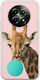 Bubblegum Giraffe Realme 12x 5g Flexibles TPU Transparentes Silikon