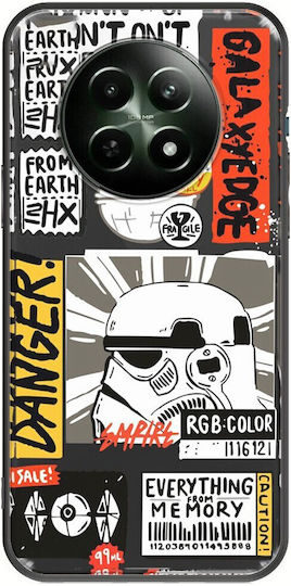 Star Wars Stormtrooper Realme 12x 5g Black Tpu Μαύρη Σιλικόνη