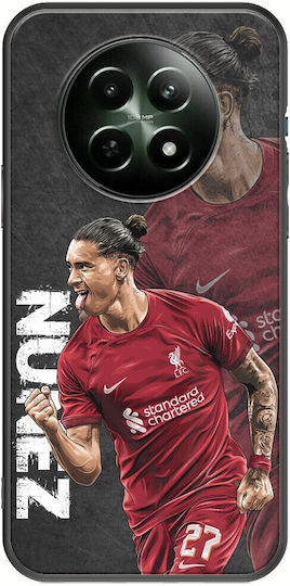 Football Stars Darwin Nunez Realme 12x 5g Black TPU Black Silicone