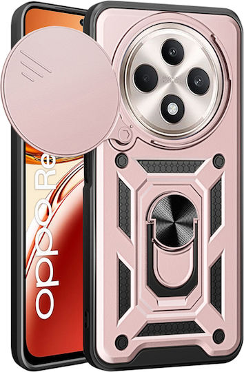 Techsuit Camshield Back Cover Plastic / Silicone Rose Gold (Oppo Reno12 F, Oppo Reno12 FS)