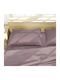 Flamingo Bettwäsche-Set Einzel 170x260cm. Chic Amethyst 3Stück