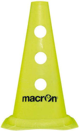 Macron Verkehrskegel in Gelber Farbe mit einer Höhe von 30cm