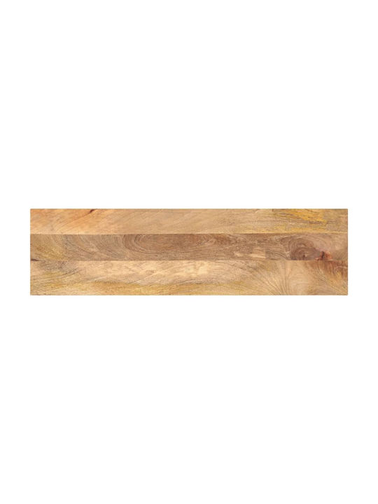 vidaXL Правоъгълена Повърхност на масата Масивно дърво Mango - Brown 100x30x2.5см 371438 1бр