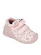Anatomical Leather Kids Boots with Zipper Pink